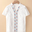  Ila Hollow Out Blouse