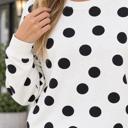  Imani Casual Polka Dot Pullover