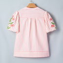  Imani Embroidered Puff Sleeve Blouse