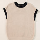  Inaya Beige Batwing Sleeve Sweater Top