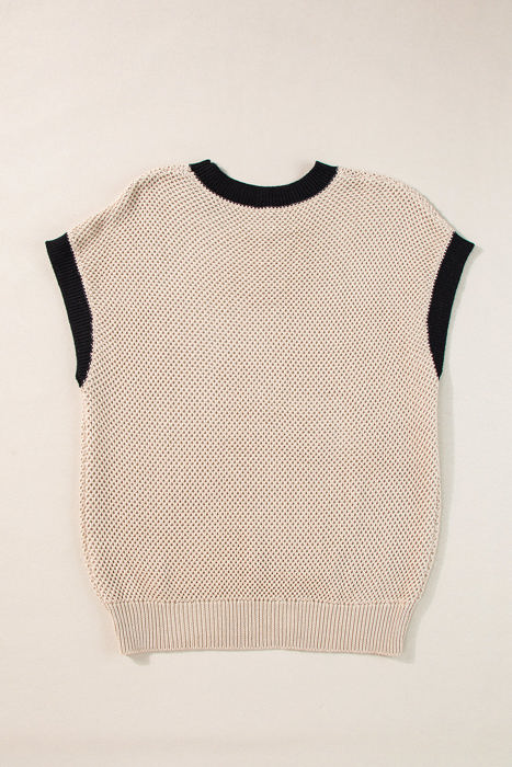 Inaya Beige Batwing Sleeve Sweater Top