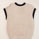  Inaya Beige Batwing Sleeve Sweater Top