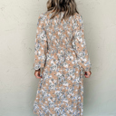  Indy Puff Sleeve Long Dress