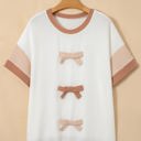  Isabela Applique Ribbed PLUS Top