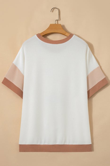 Isabela Applique Ribbed PLUS Top