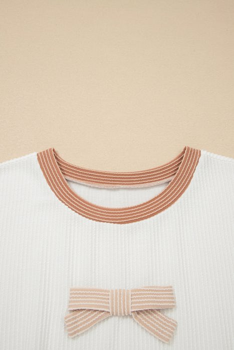 Isabela Applique Ribbed PLUS Top