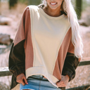  Isabelle Patchwork High Low Hoodie