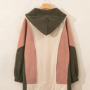  Isabelle Patchwork High Low Hoodie