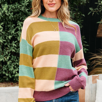 Isabelle Ribbed Edge Casual Sweater