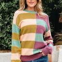  Isabelle Ribbed Edge Casual Sweater