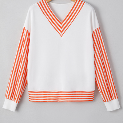 Isla Drop Shoulder Patchwork Long Sleeve Top