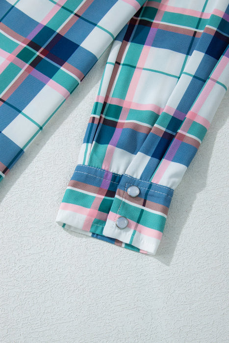 Isla Plaid classic two-piece loungewear