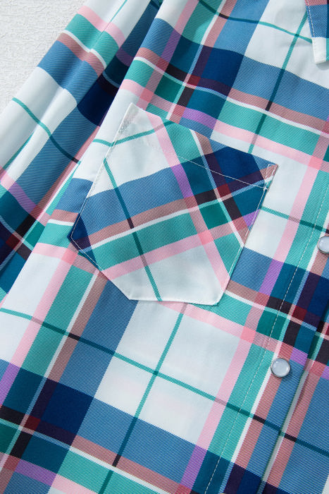 Isla Plaid classic two-piece loungewear