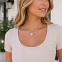  Isla Silver Dipped Pearl Pendant Necklace