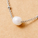  Isla Silver Dipped Pearl Pendant Necklace