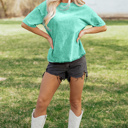  Itzel Mineral Washed Oversize Tee