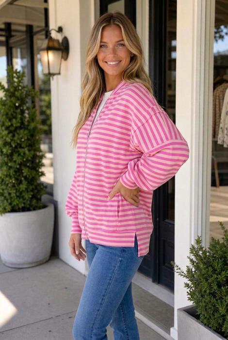 Ivanna Puff Sleeve Zip Jacket