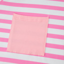  Ivanna Stripe Colorblock Patched PLUS Tee