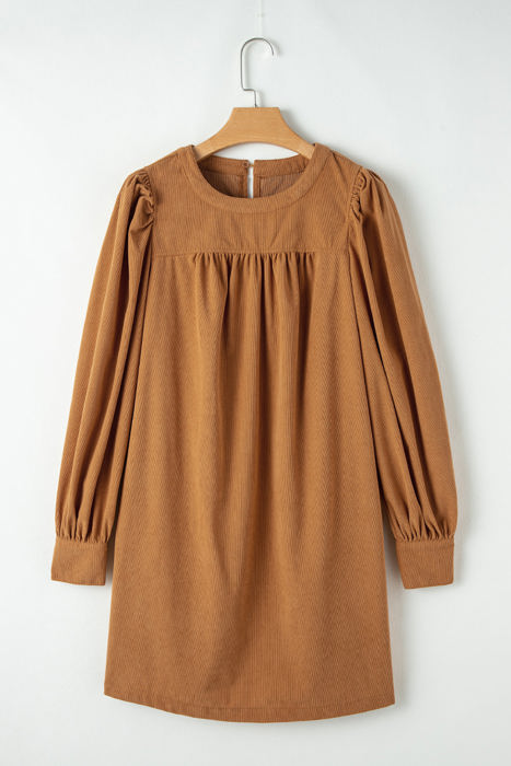 Ivannna Sleeve Shift Short Dress