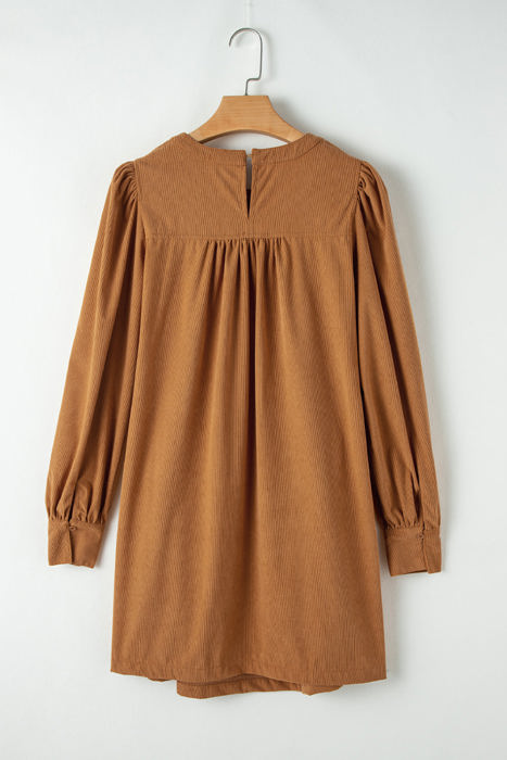 Ivannna Sleeve Shift Short Dress