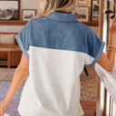  Ivey Collar Short Sleeve Top