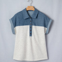  Ivey Collar Short Sleeve Top