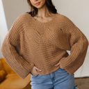  Ivy Sleeve Loose Pullover Sweater