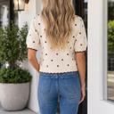  Izabela Short Sleeve Shift Sweater
