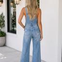  Izabella Straps Overall Jumpsuit
