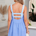  Jacqueline Patchwork Loose Mini Dress