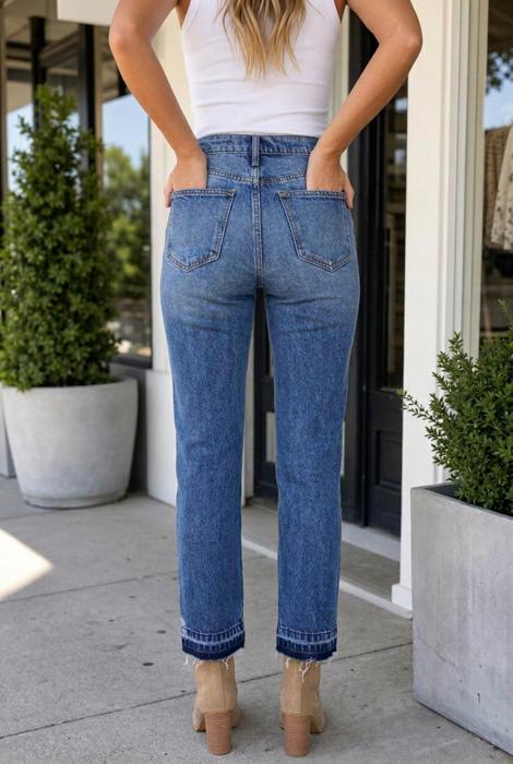 Jada Hem Cropped Jeans