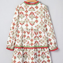  Jade Long Sleeve Flared Dress