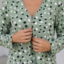  Jade Print Front Blouse