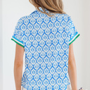  Jade Sleeve Summer Blouse Top