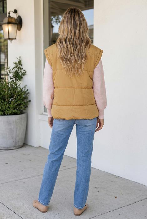 Jaine Collar Zip Winter Vest