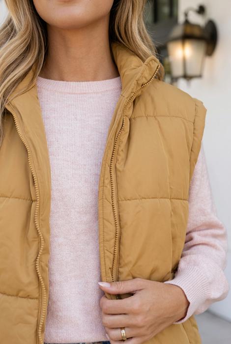 Jaine Collar Zip Winter Vest