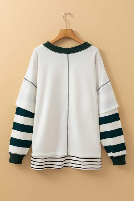 Janiyah Fake 2 Piece Sweatshirt