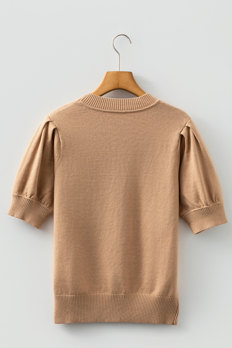 Jasmine Short Puff Sleeve Sweater