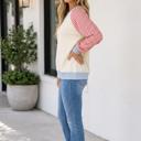  Jasmine Sleeve Colorblock Raglan Pullover