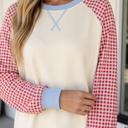  Jasmine Sleeve Colorblock Raglan Pullover