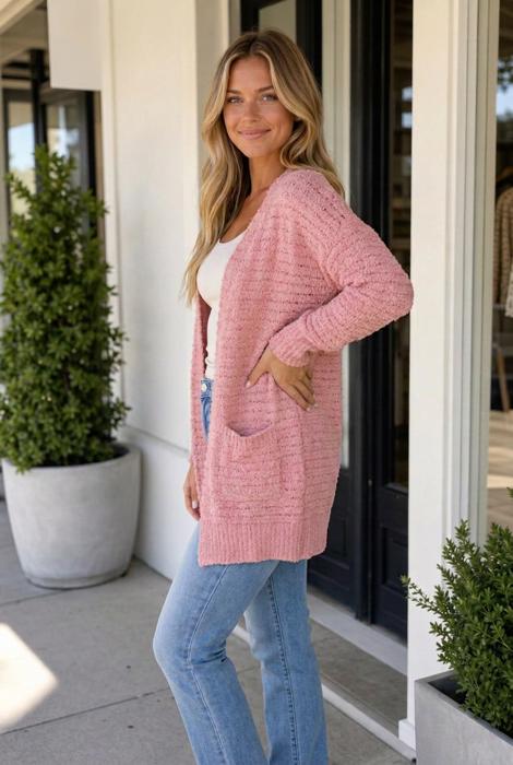 Jasmine Soft Fuzzy Ribbed Sweater