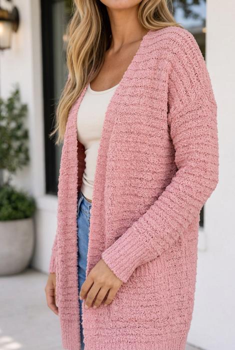 Jasmine Soft Fuzzy Ribbed Sweater