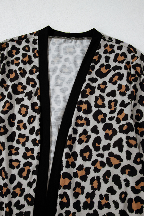 Jazmin Patched Open Front Cardigan