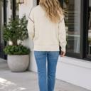  Jazmine Letter Print Pullover Sweater