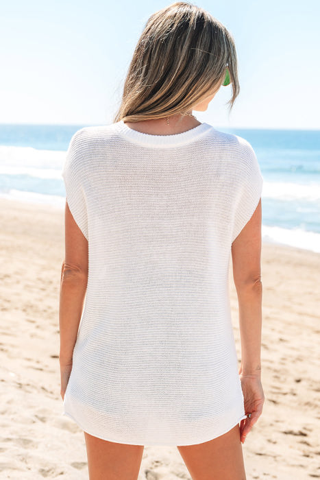 Jemma Sweater Tee with Side Slits