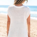  Jemma Sweater Tee with Side Slits
