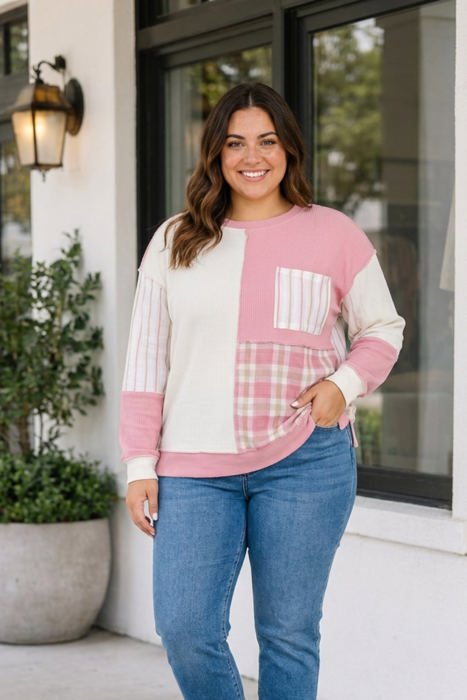 Jessicah Sleeve Blouse Long Sleeve PLUS Top