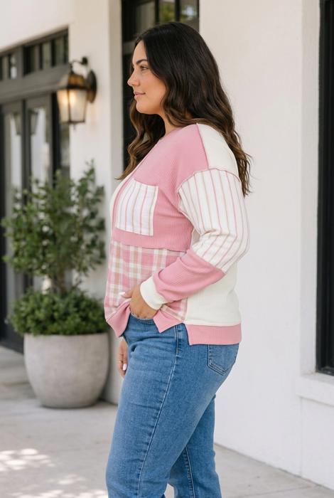 Jessicah Sleeve Blouse Long Sleeve PLUS Top
