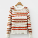  Jimena Patterned Drop Shoulder Sweater