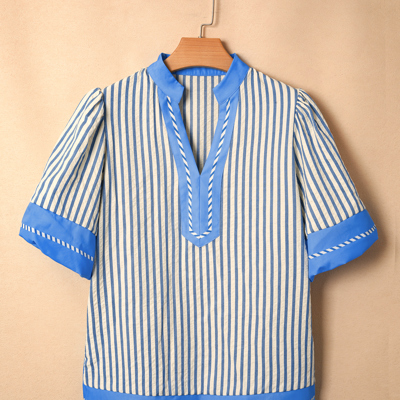 Joanna Detail Short Sleeve Blouse